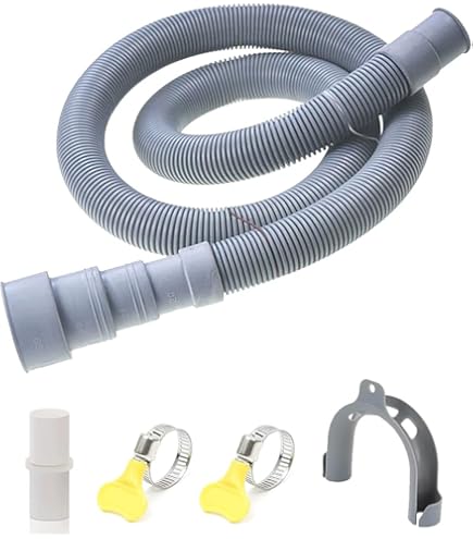 Amazon.co.jp: ドラム式洗濯機用排水ホース 2M 全自動洗濯機交換用